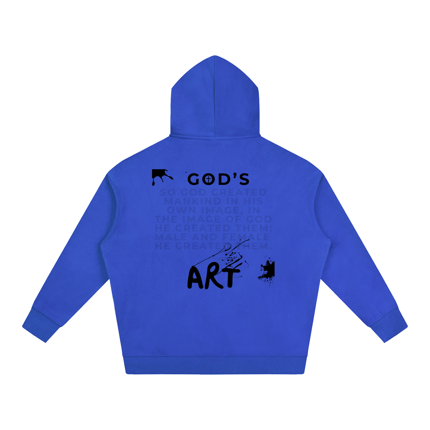 God Art Fleeced Hoodie