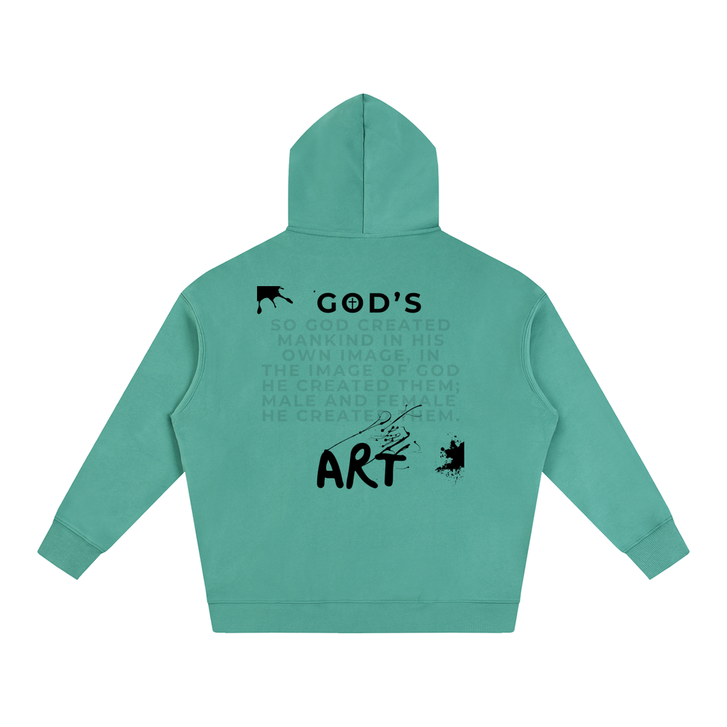 God Art Fleeced Hoodie