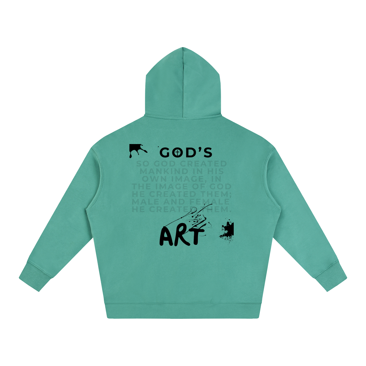 God Art Fleeced Hoodie