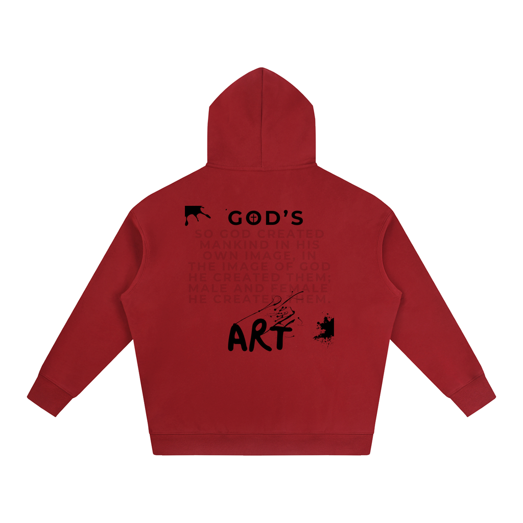 God Art Fleeced Hoodie